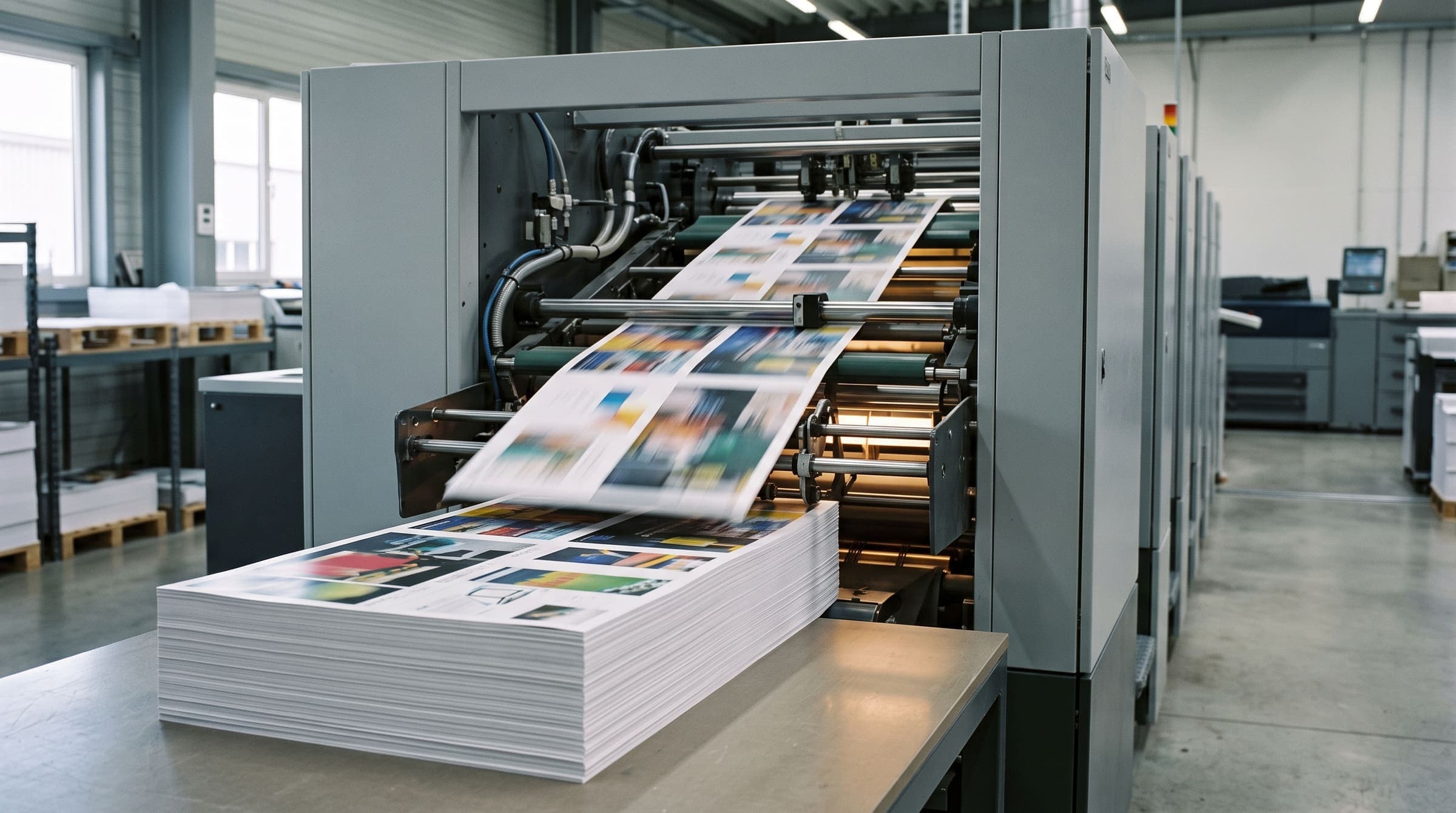 Canon ImagePress digital press running a variable-data print job