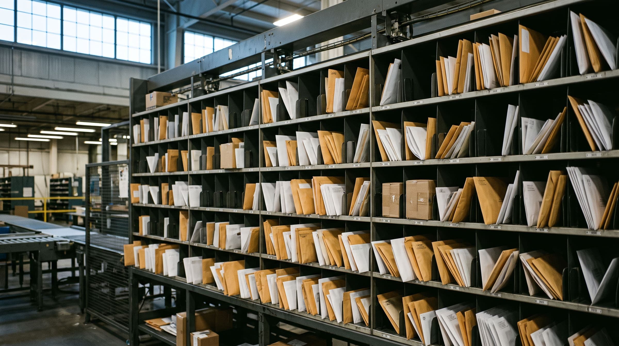 EII flat and parcel sorter processing oversized mail pieces